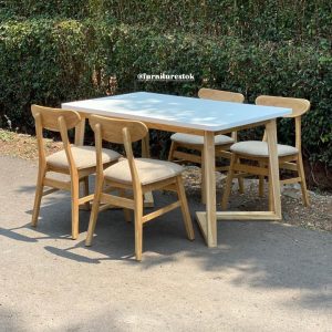 set-meja-makan-jati